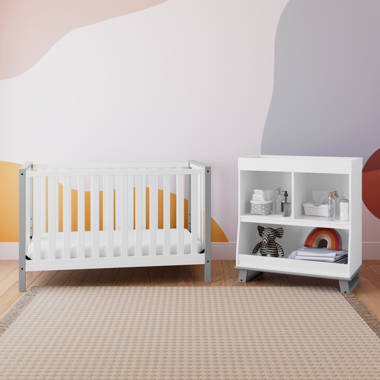 Baby cot and changing table set best sale